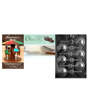 Cybrtrayd Soccer Ball Lolly Chocolate Mold